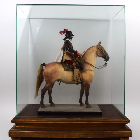 Eugène LELIEPVRE - Sculpture de général de cavalerie française de la guerre de trente ans