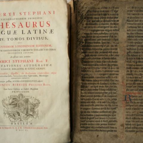 Thesaurus linguae Latinae - 1740